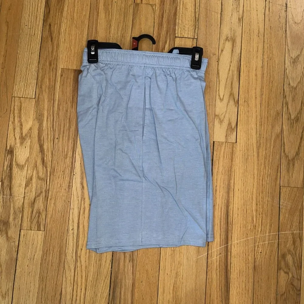 Athletic Works Men's Tri Blend Active Shorts MEDIUM (32-34) Aqua J Heather Blue